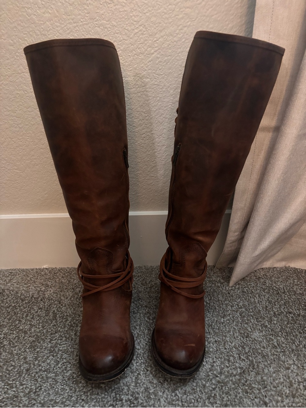 Freebird by Steven Brown Coal Leather Boots
